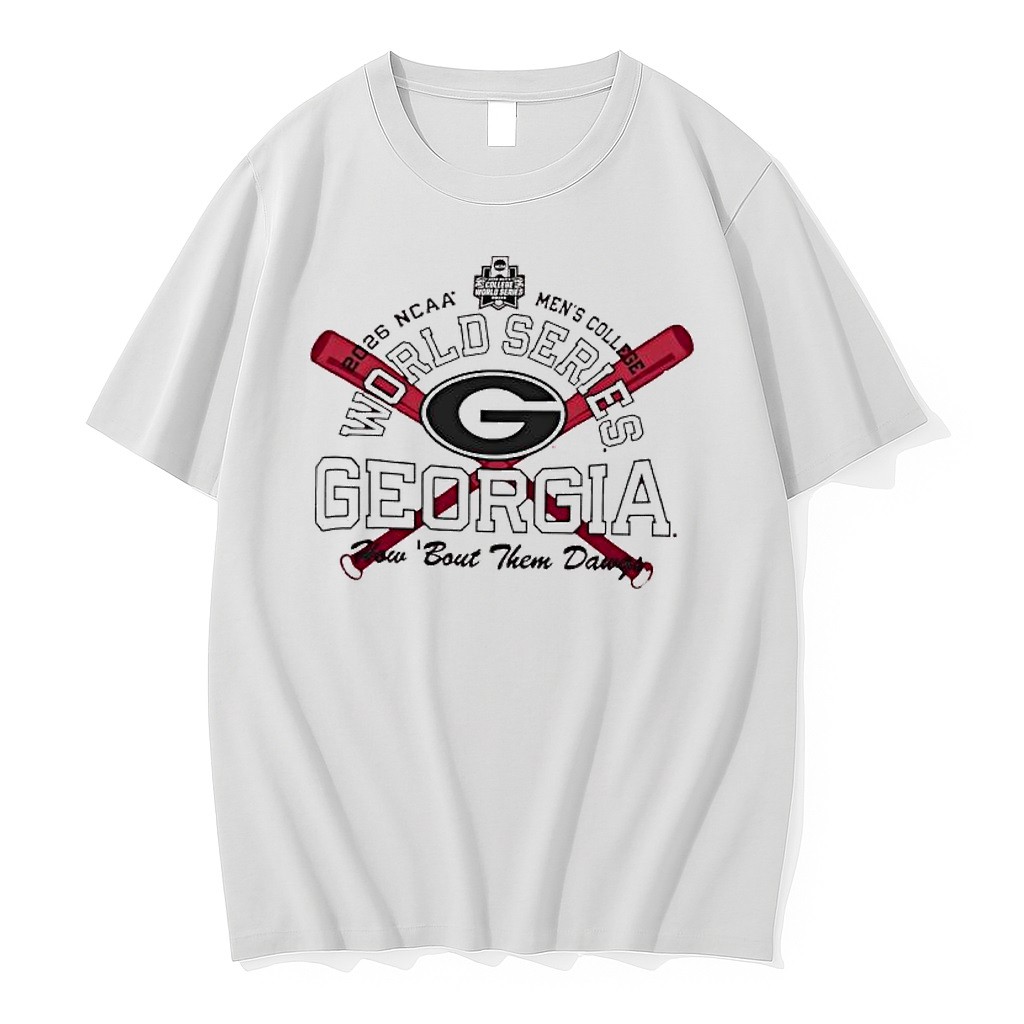 Original Georgia Bulldogs 2026 Ncaa Mens College World Series How Bout Them Dawgs Tshirts