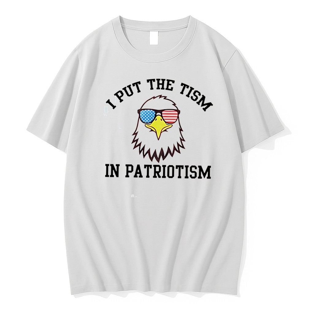 Original I Put The Tism In A Patrotism Eagle Tee Tshirts
