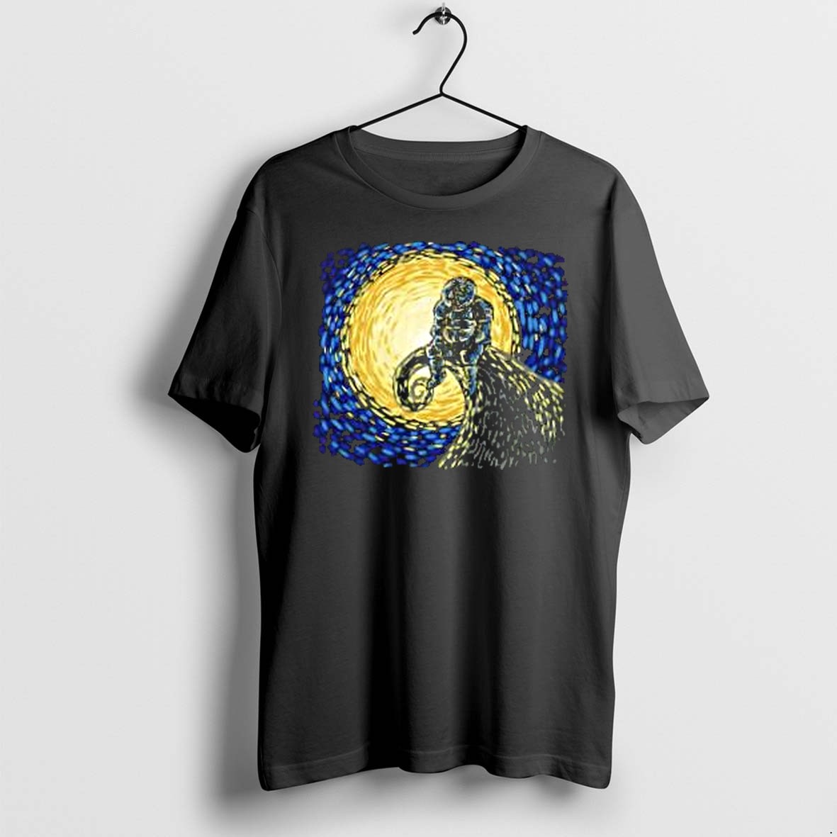 Original Jack Skellington The Nightmare Before Christmas Starry Night Mashup Tshirts
