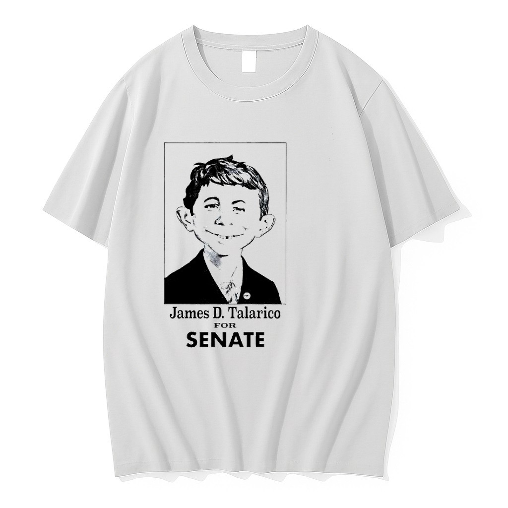 Original James D Talarico For Senate Alfred E Neuman Magazine Parody Character Tshirts