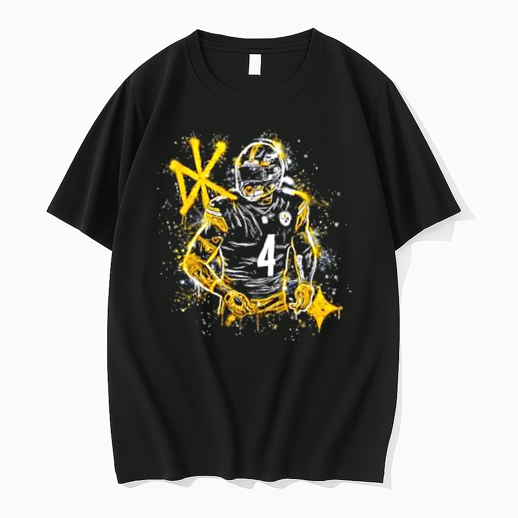 Original Justin Fields Pittsburgh Steelers 4 Art Tshirts