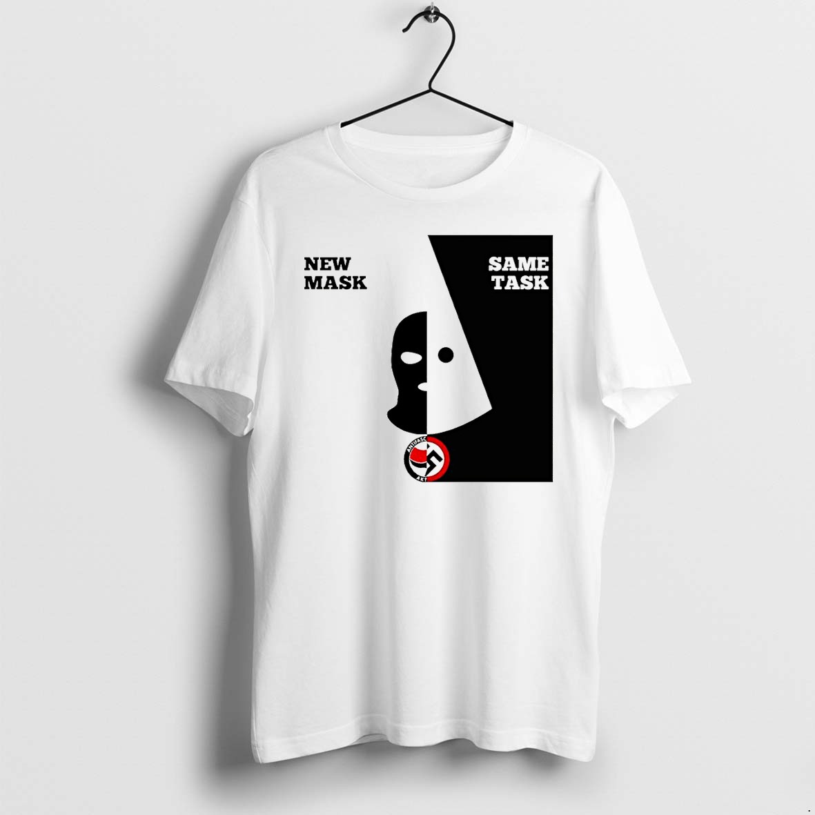 Original Kkk Klan New Mask Vs Same Mask Political Tshirts