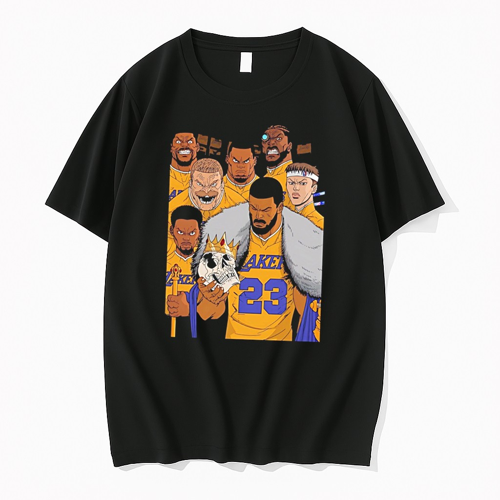 Original Los Angeles Lakers Players Stylized As Invincible Tee Tshirts