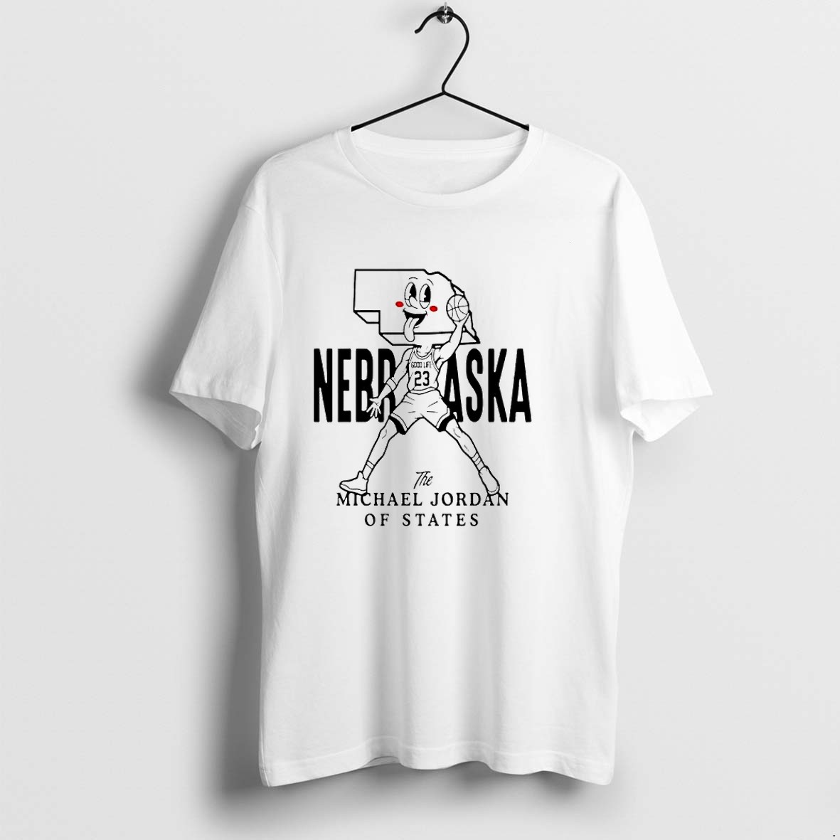 Original Nebraska The Michael Jordan Of States Basketball Legend Tshirts