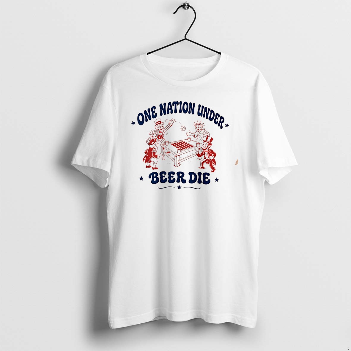 Original One Nation Under Beer Die Tee Tshirts