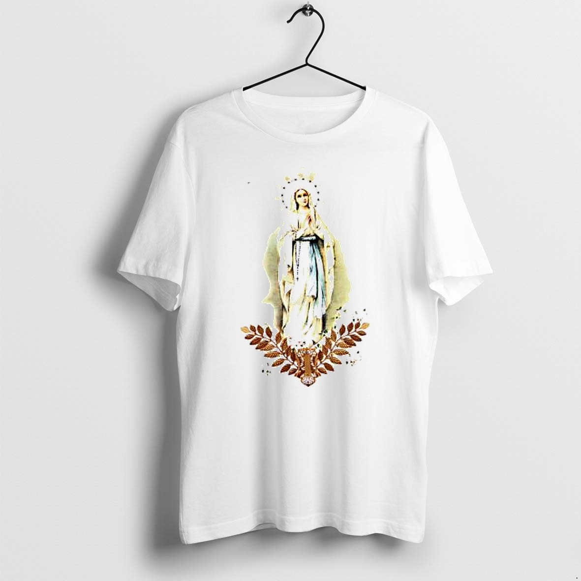 Original Our Lady Of Lourdes Virgin Mary Religious Christian Tshirts