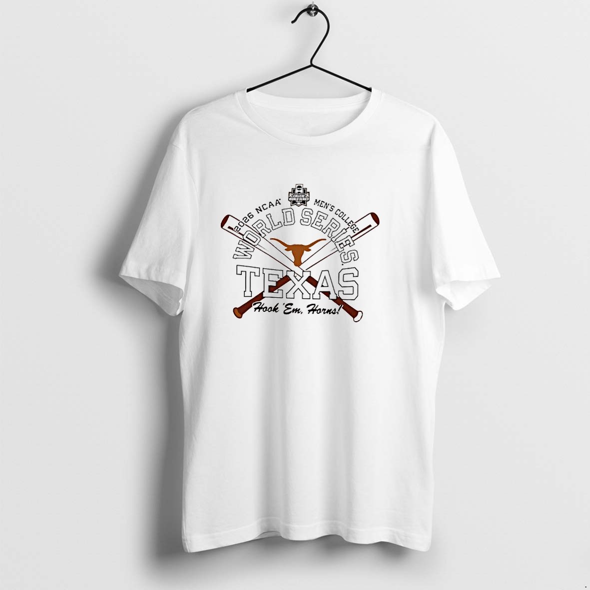 Original Texas Longhorns 2026 Ncaa Mens College World Series World Series Hook Em Tshirts