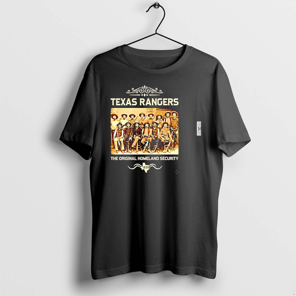 Original Texas Rangers The Homeland Security 1836 Law Enforcement Group Tshirts