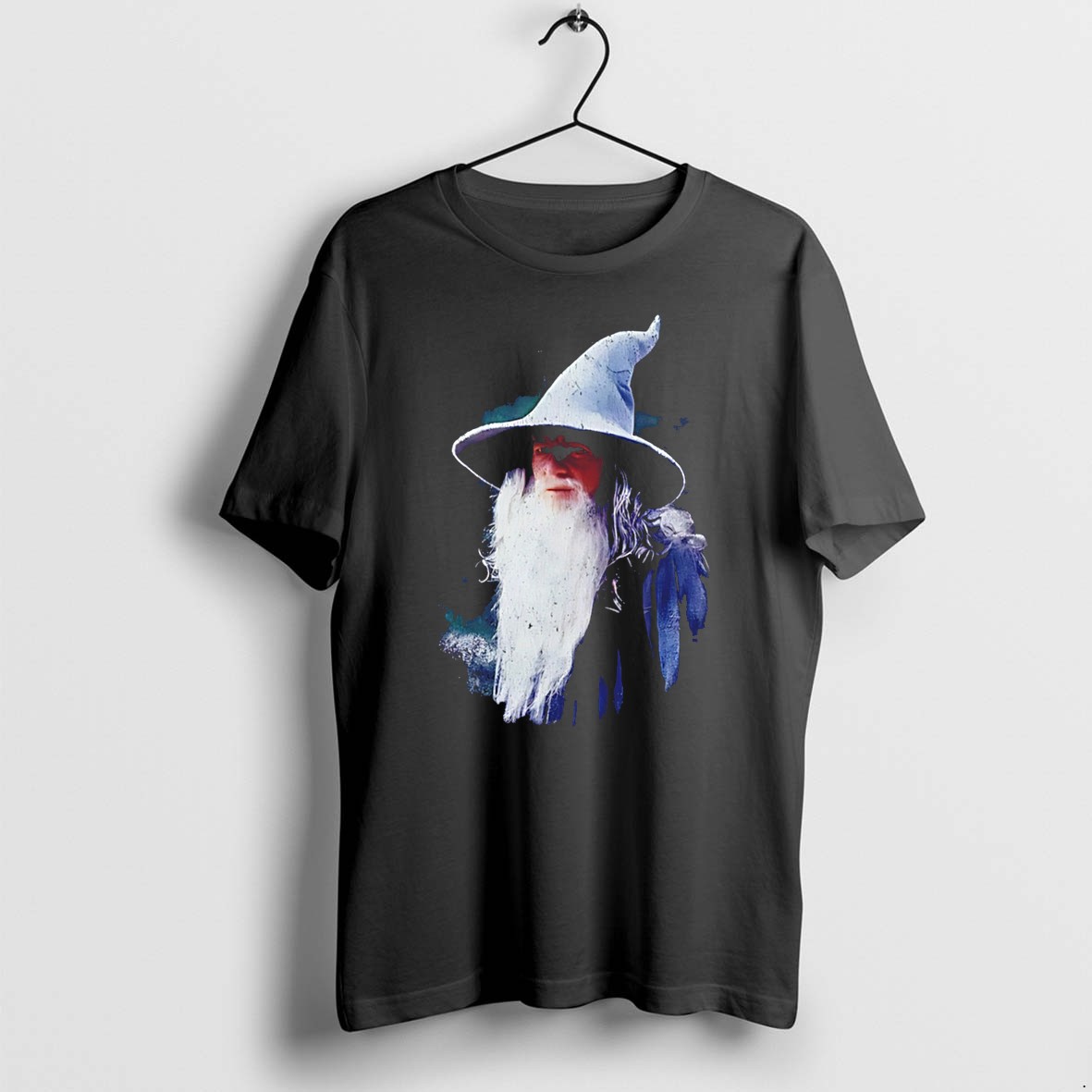 Original The Lord Of The Rings Gandalf The Grey Portrait Tee Tshirts