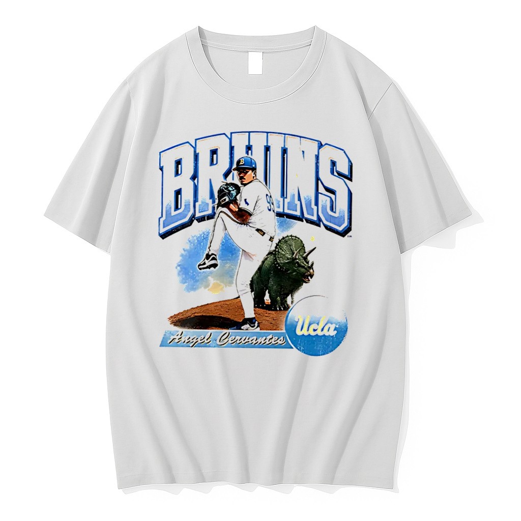 Original Ucla Bruins Baseball Angel Cervantes Posing Tee Tshirts
