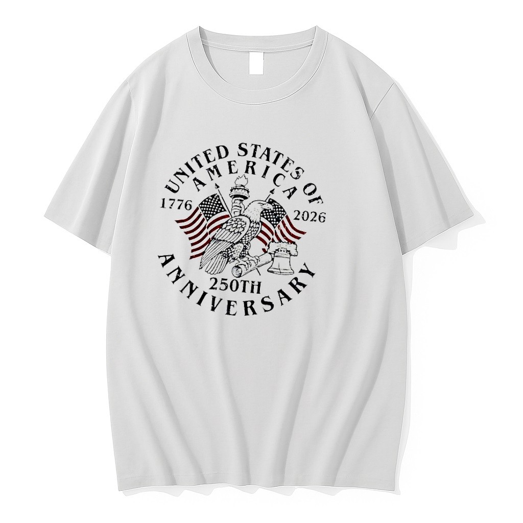 Original United States Of America 1776 2026 250th Anniversary Eagle Liberty Bell Tshirts