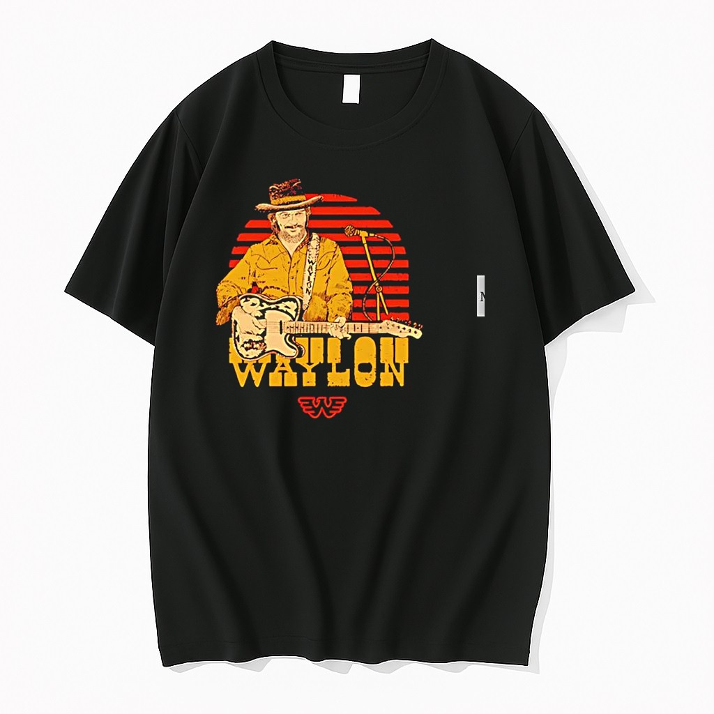 Original Waylon Jennings Outlaw Country Music Singer Waylon Vintage Tshirts