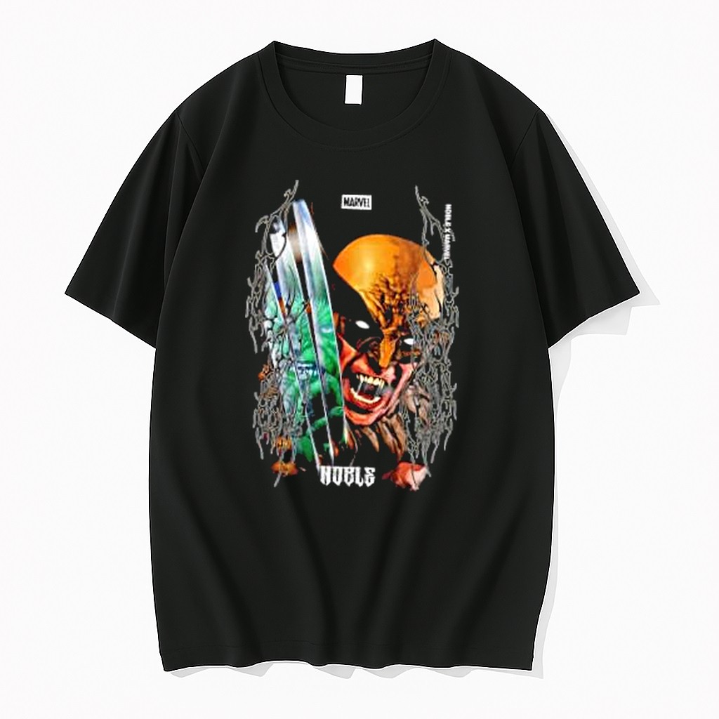 Original Wolverine And Hulk Marvel Noble X Marvel Noble Tshirts