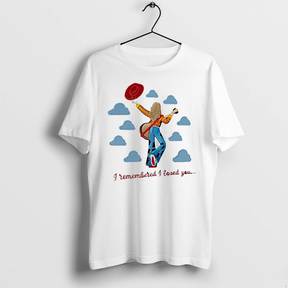 Original Woody Toy Story I Remembered I Loved You Taylor Parody Tshirts