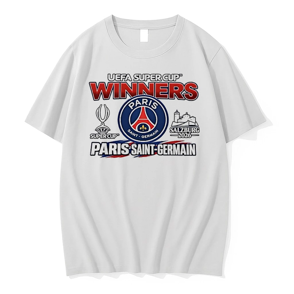 Paris Saint Germain Uefa Super Cup Winners Salzburg 2026 Tshirts Sweater Hoodie