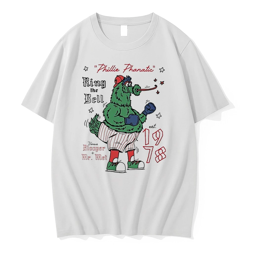 Phillie Phanatic Ring The Bell Versus Blooper And Mr Met Est 1978 Tshirts Sweater Hoodie