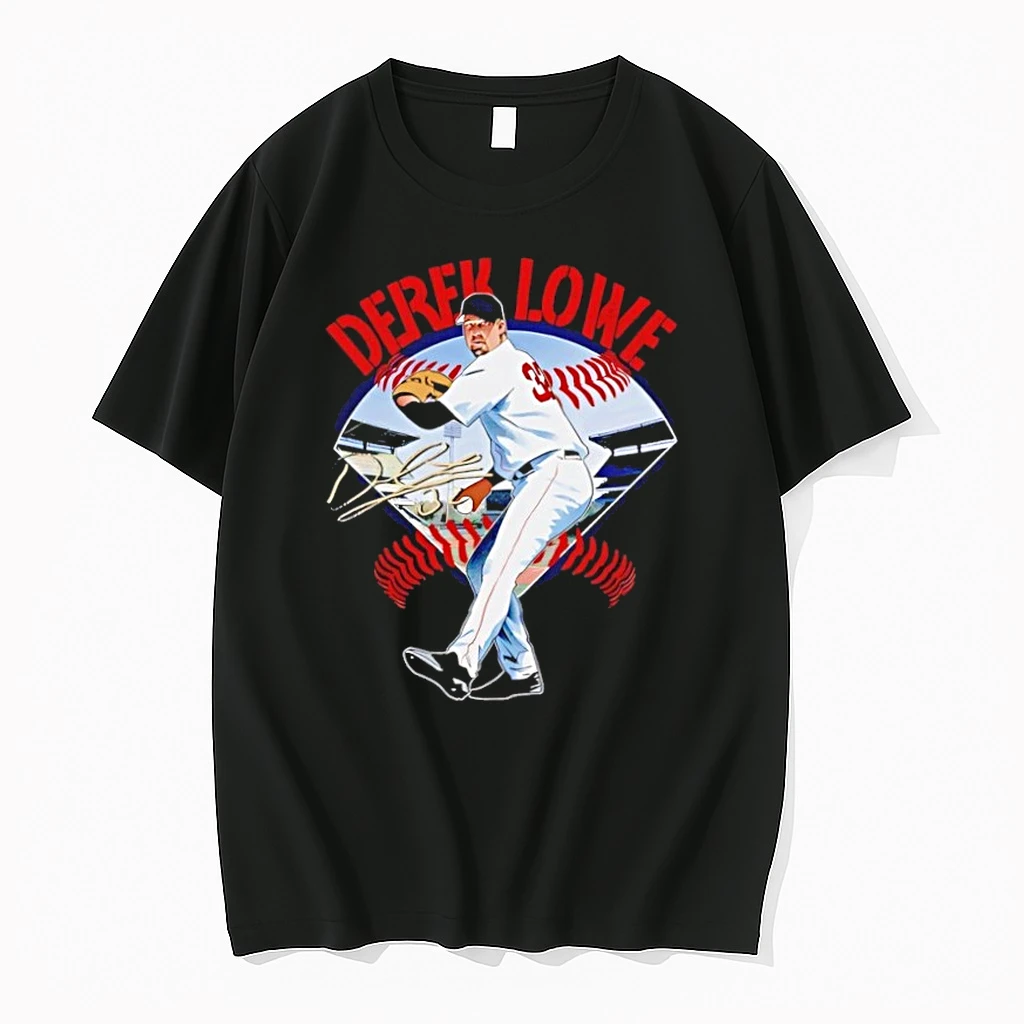 Premium Derek Lowe Boston Red Sox Baseball Field Signature Tshirts