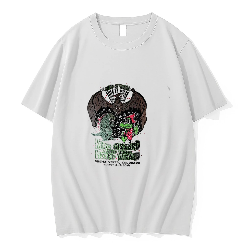 Premium Godzilla And Gator Wizard King Gizzard And The Lizard Wizard Buena Vista August 2026 Tshirts