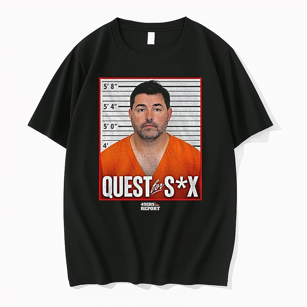 Premium Jed York Quest For Sex Mugshot 49ers Tshirts