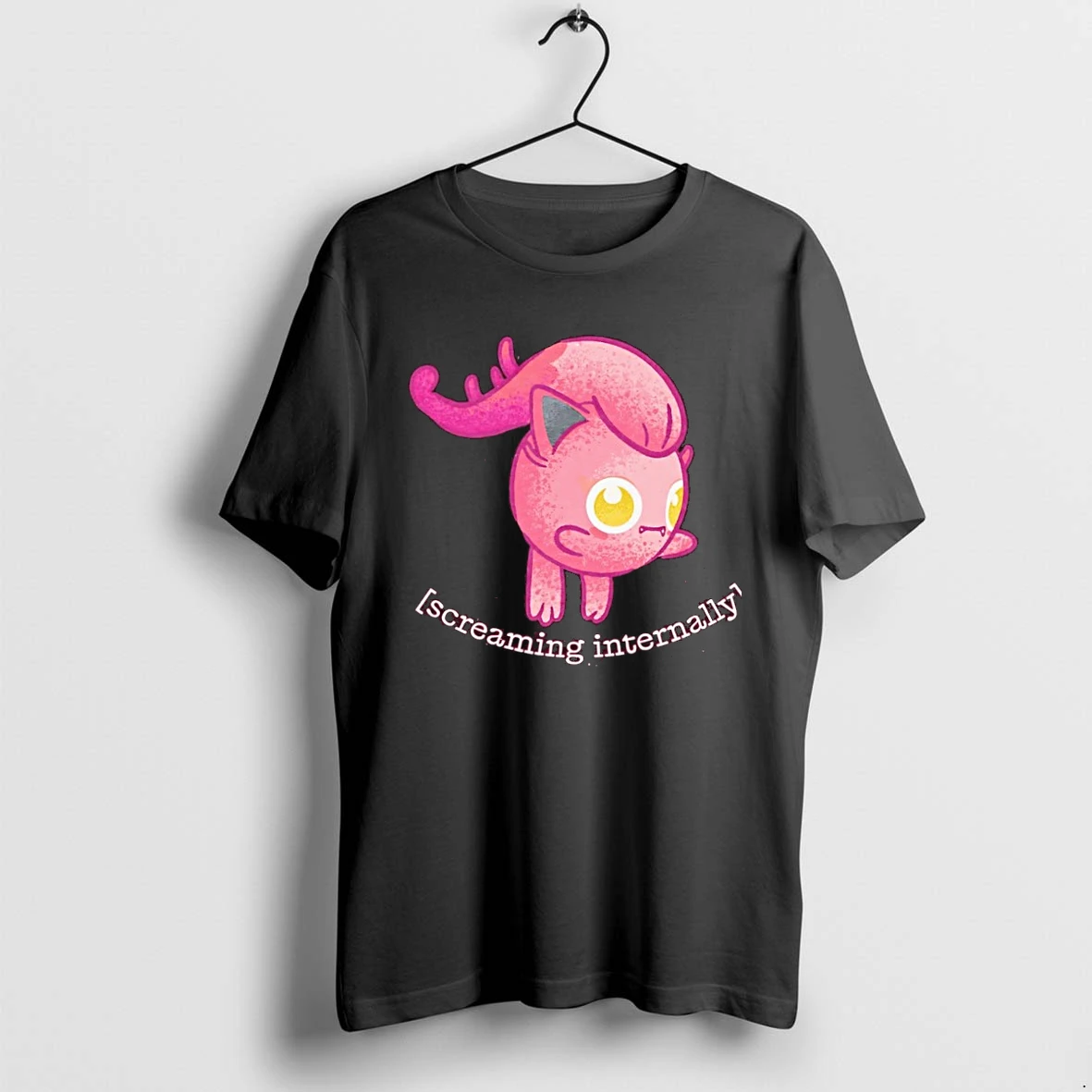 Premium Jigglypuff Screaming Internally Pokemon Tshirts
