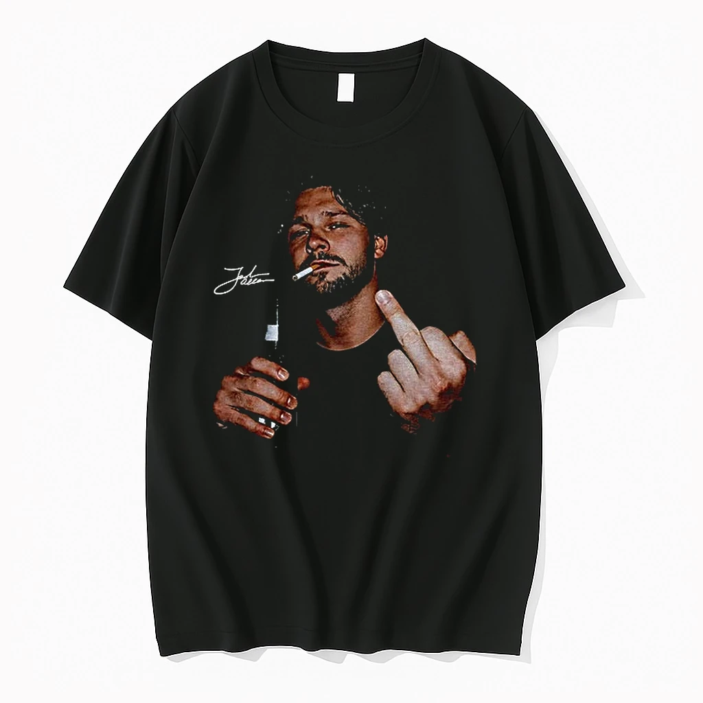Premium Josh Allen Middle Finger Smoking Graphic Tshirts