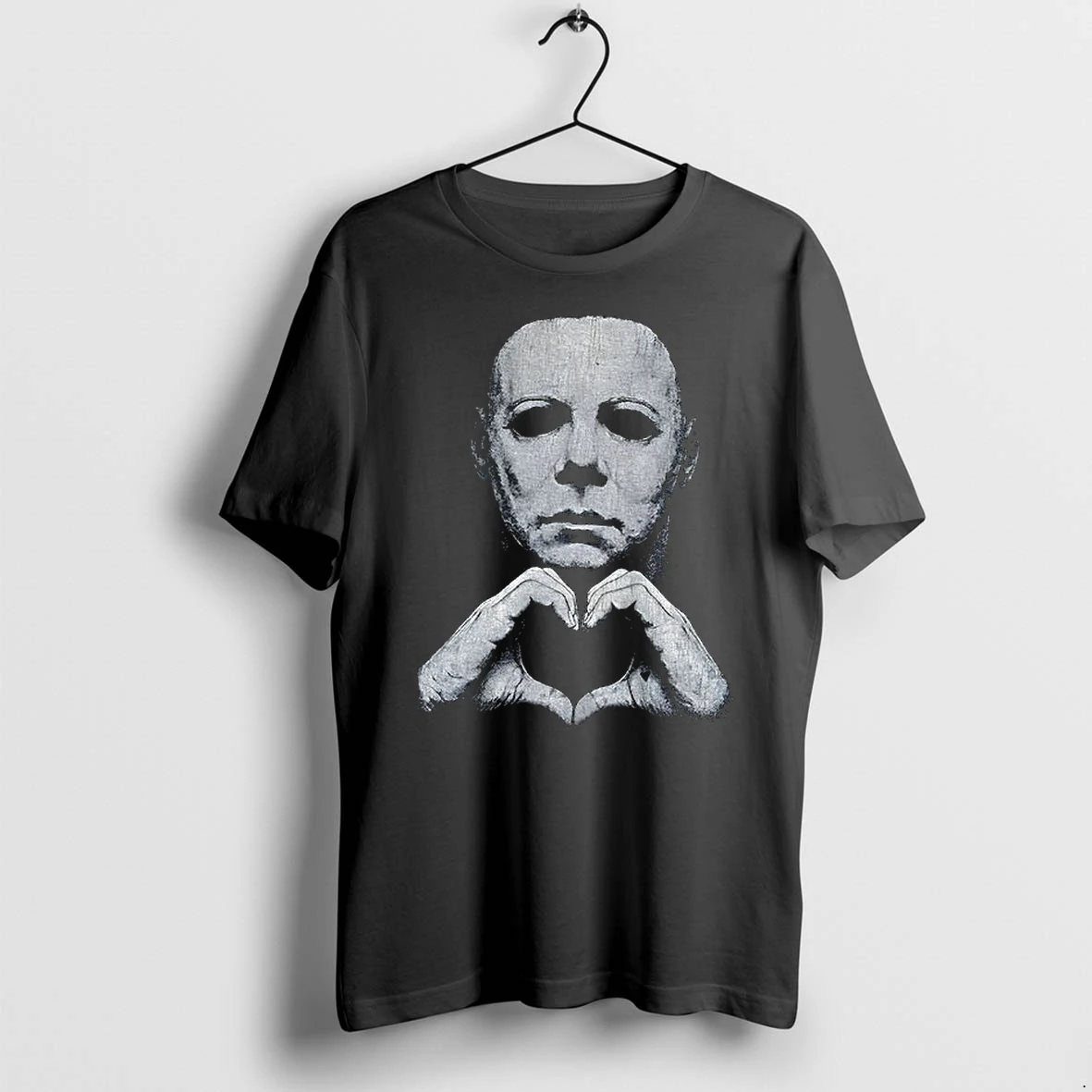 Premium Michael Myers Heart Hands Retro Tshirts