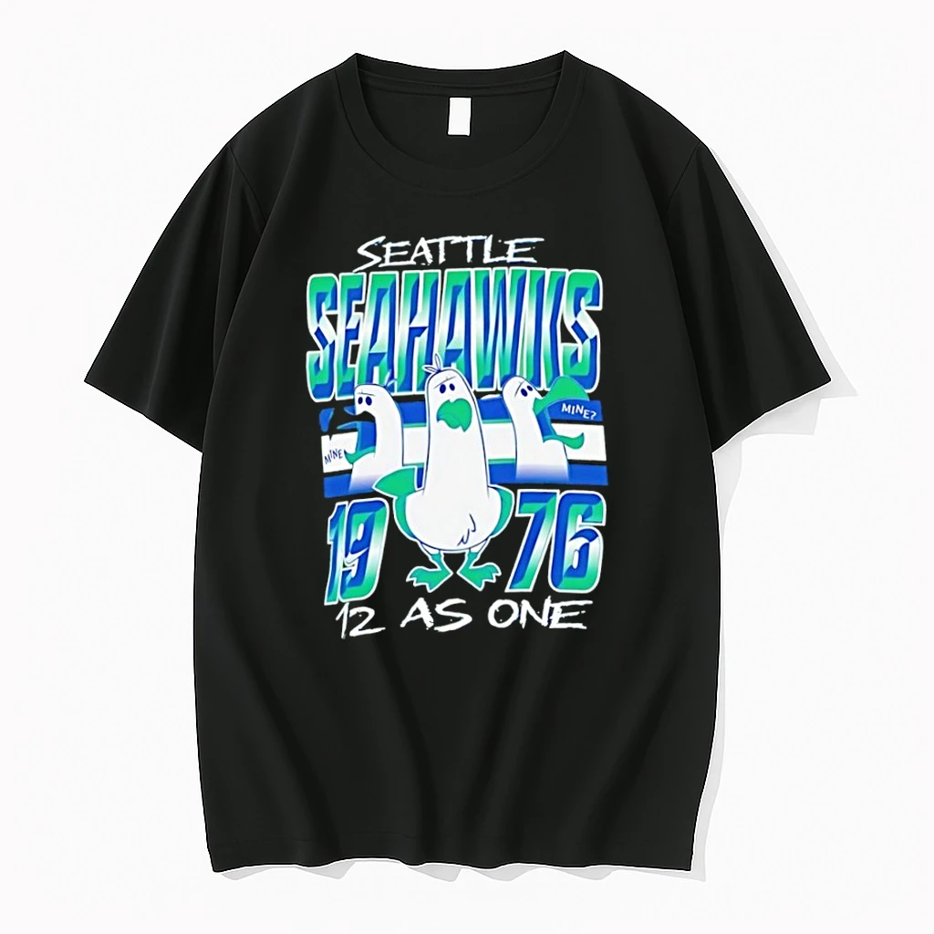 Premium Seattle Seahawks 1976 12 As One Seagulls Mine Tshirts
