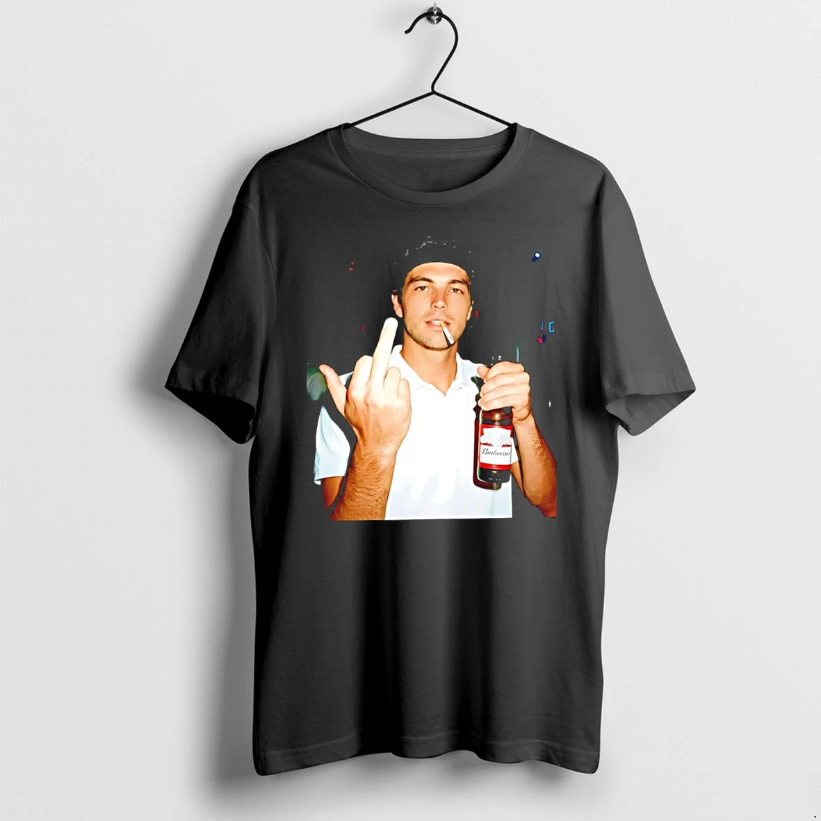 Premium Taylor Fritz Budweiser Cigarette Middle Finger Tshirts