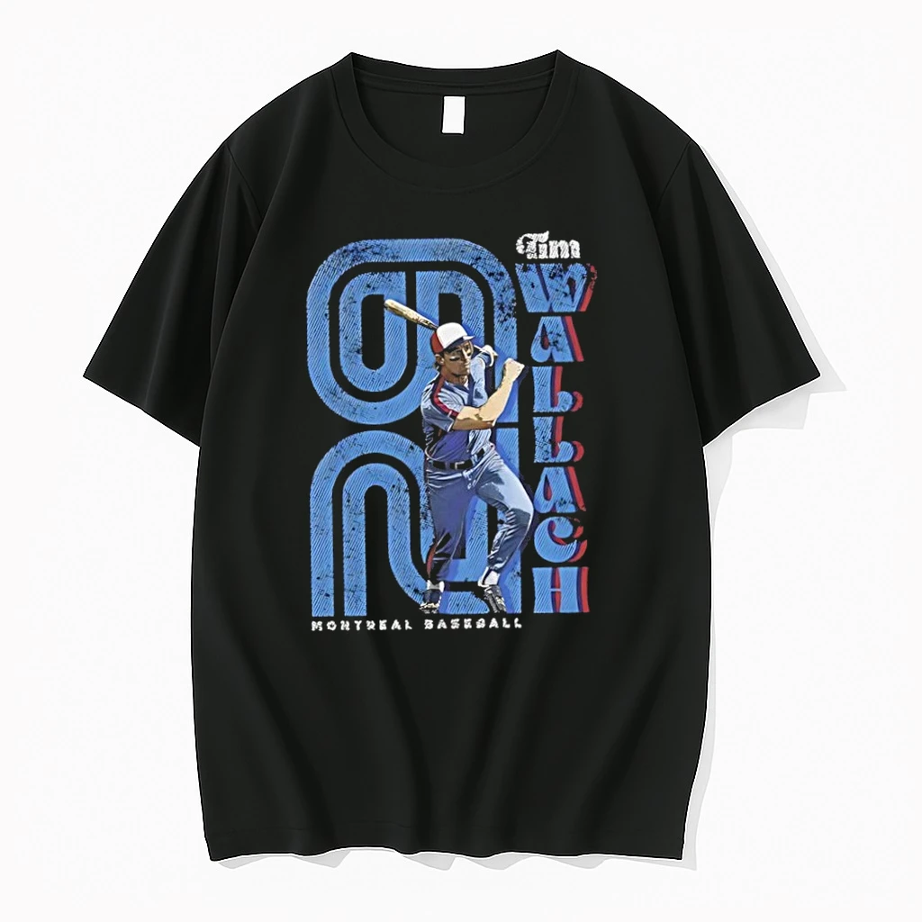 Premium Tim Wallach Montreal Baseball Inline Vitnage Tshirts