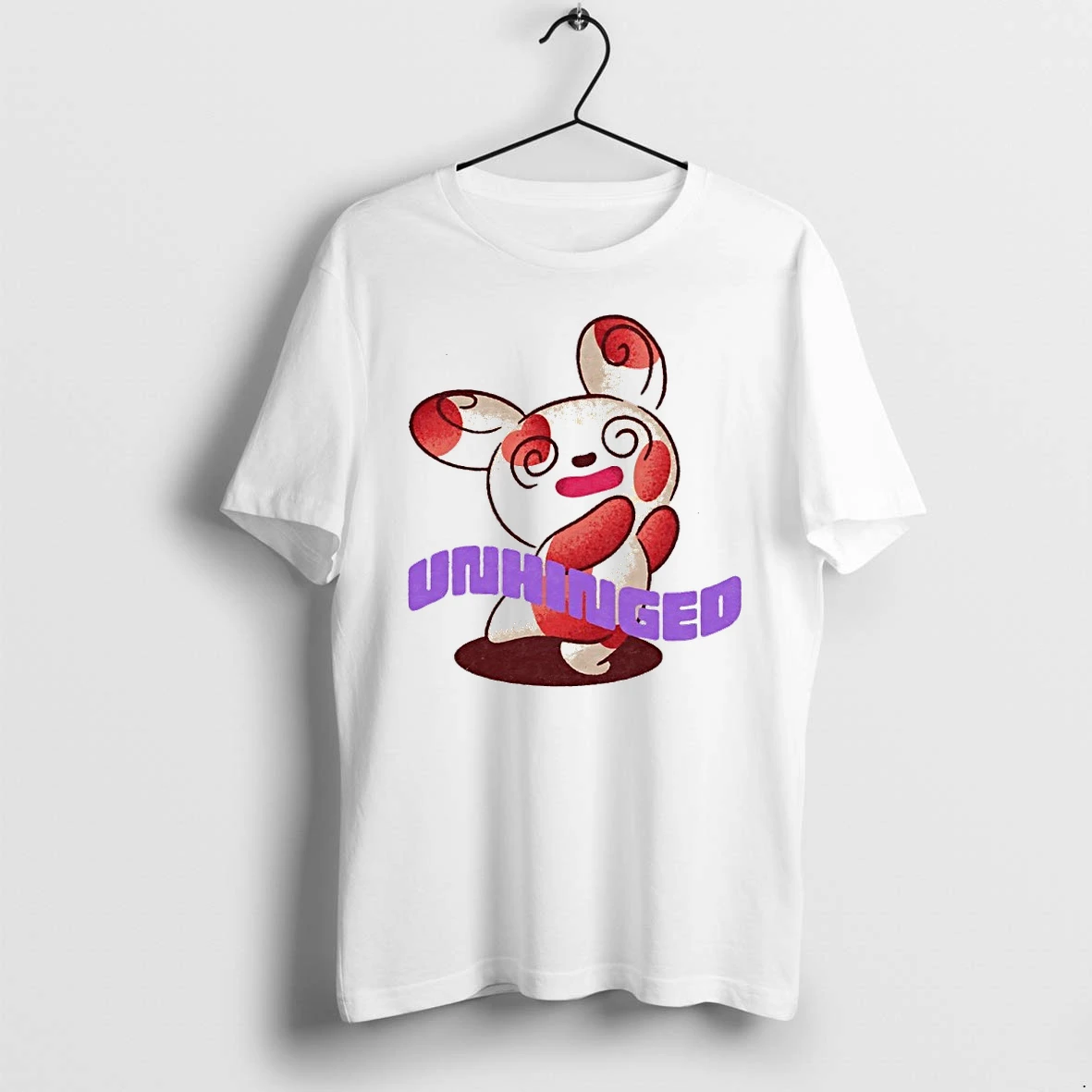 Premium Unhinged Bunny Rabbit Cute Cartoon Funny Tshirts