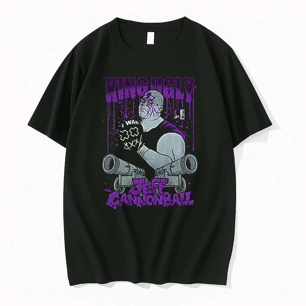Premium Wrestler Jeff Cannonball King Cannons Cartoon Tshirts