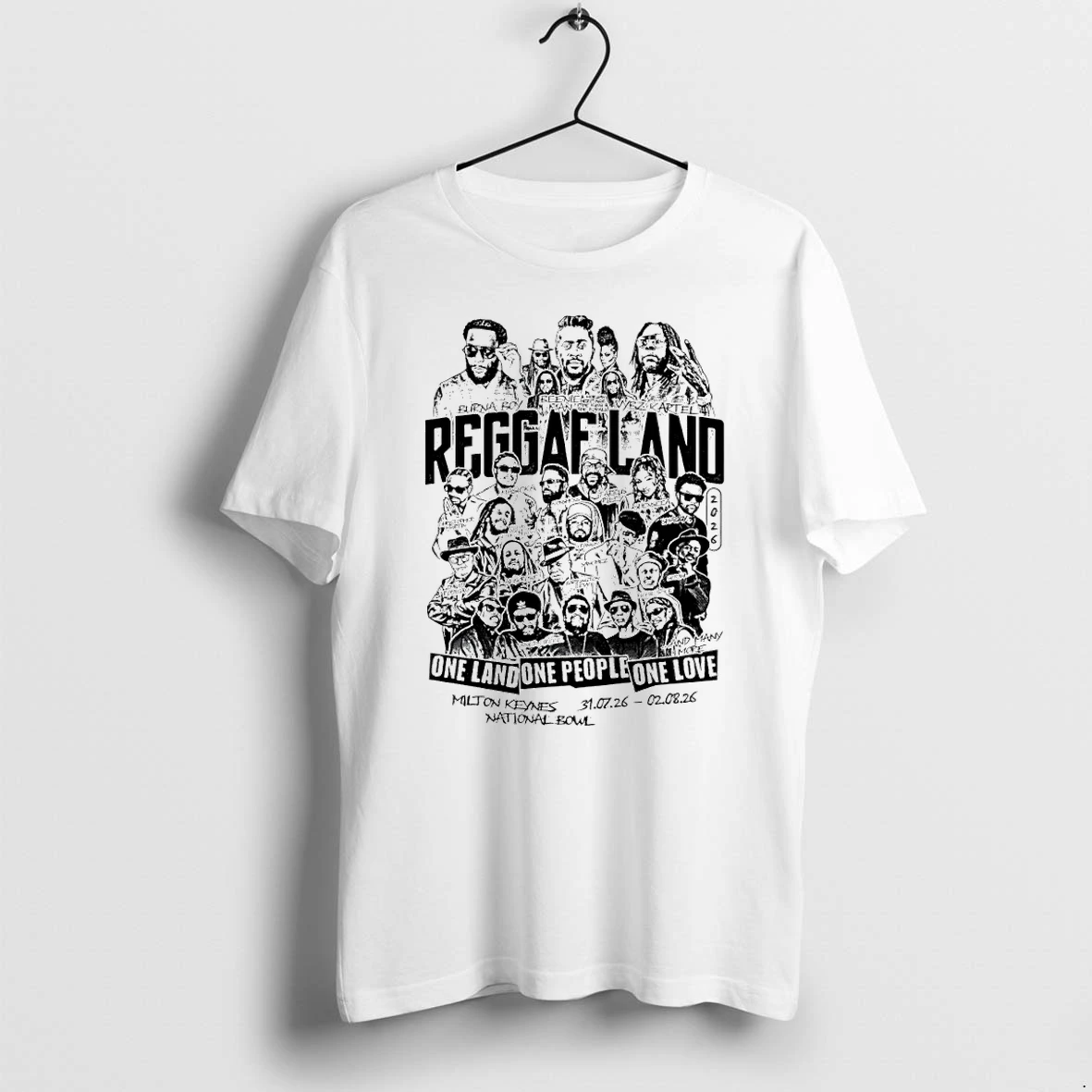 Reggae Land 2026 One Land One People One Love Tshirts Sweater Hoodie
