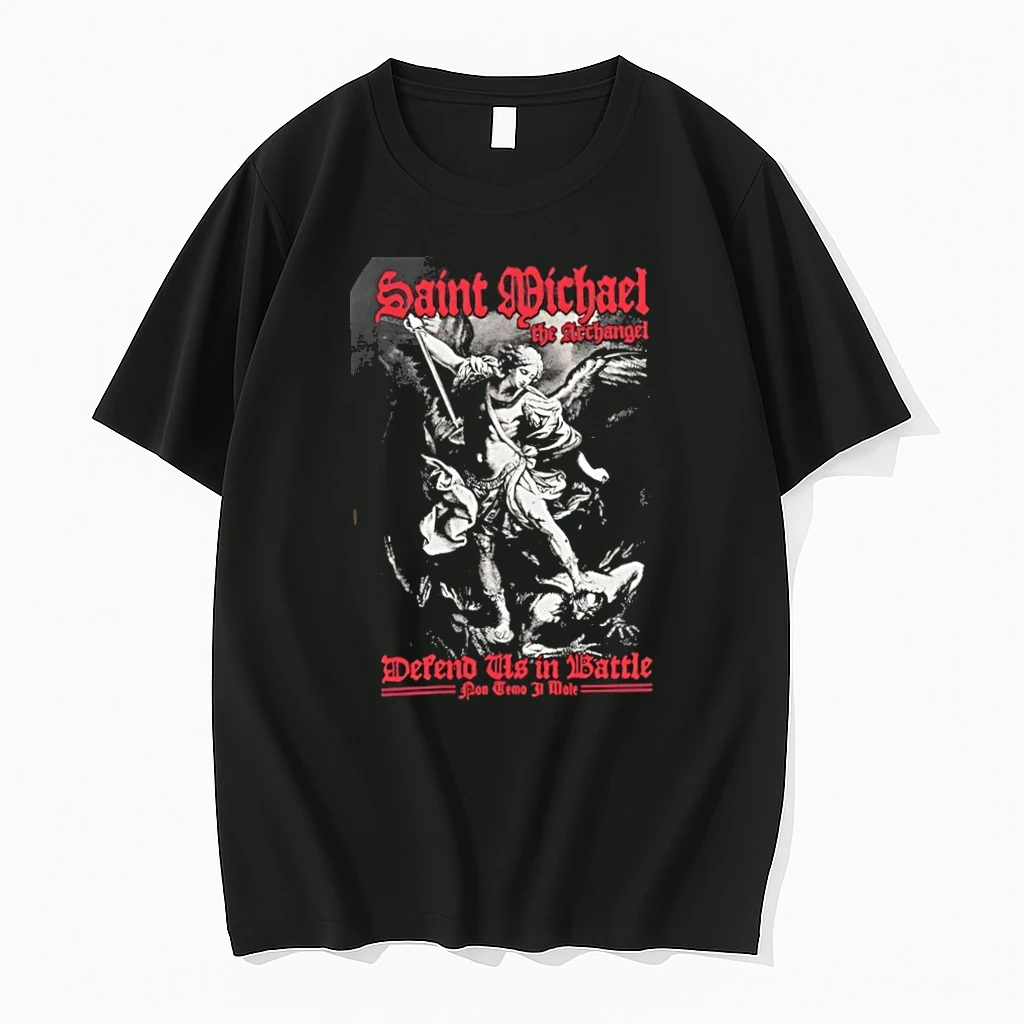 Saint Michael The Archangel Dekend Is In Battle Pon Temo 31 Mole Tshirts Sweater Hoodie