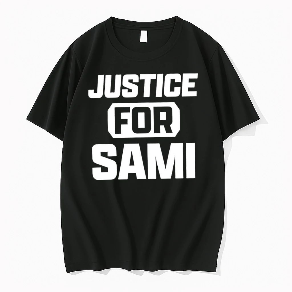 Sami Zayn Wearing Justice For Sami Tshirts Sweater Hoodie
