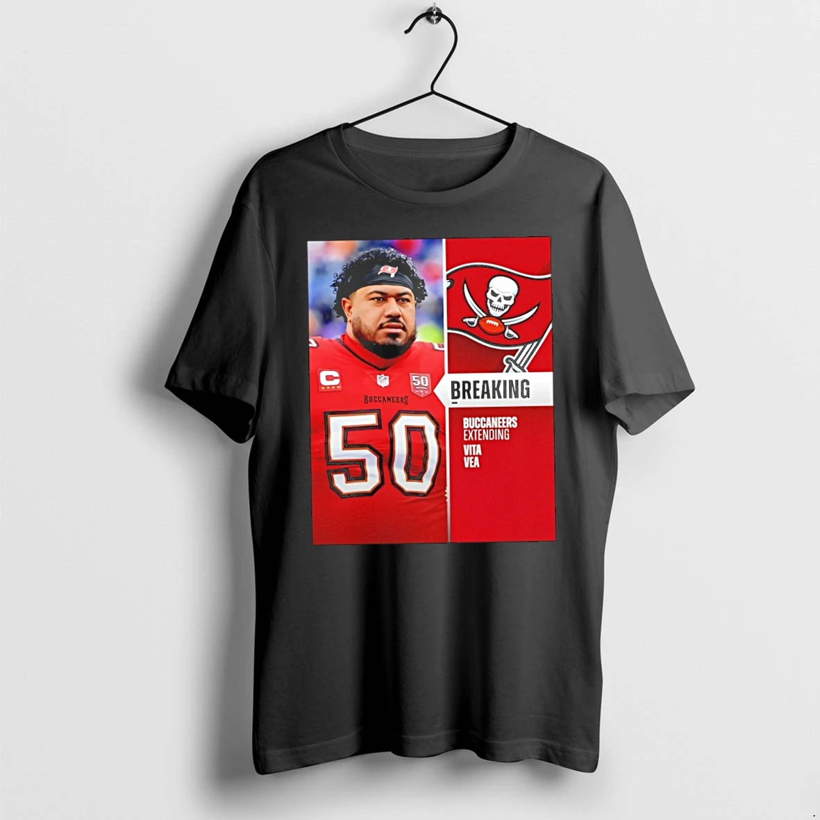 Tampa Bay Buccaneers Extending Vita Vea Tshirts Sweater Hoodie