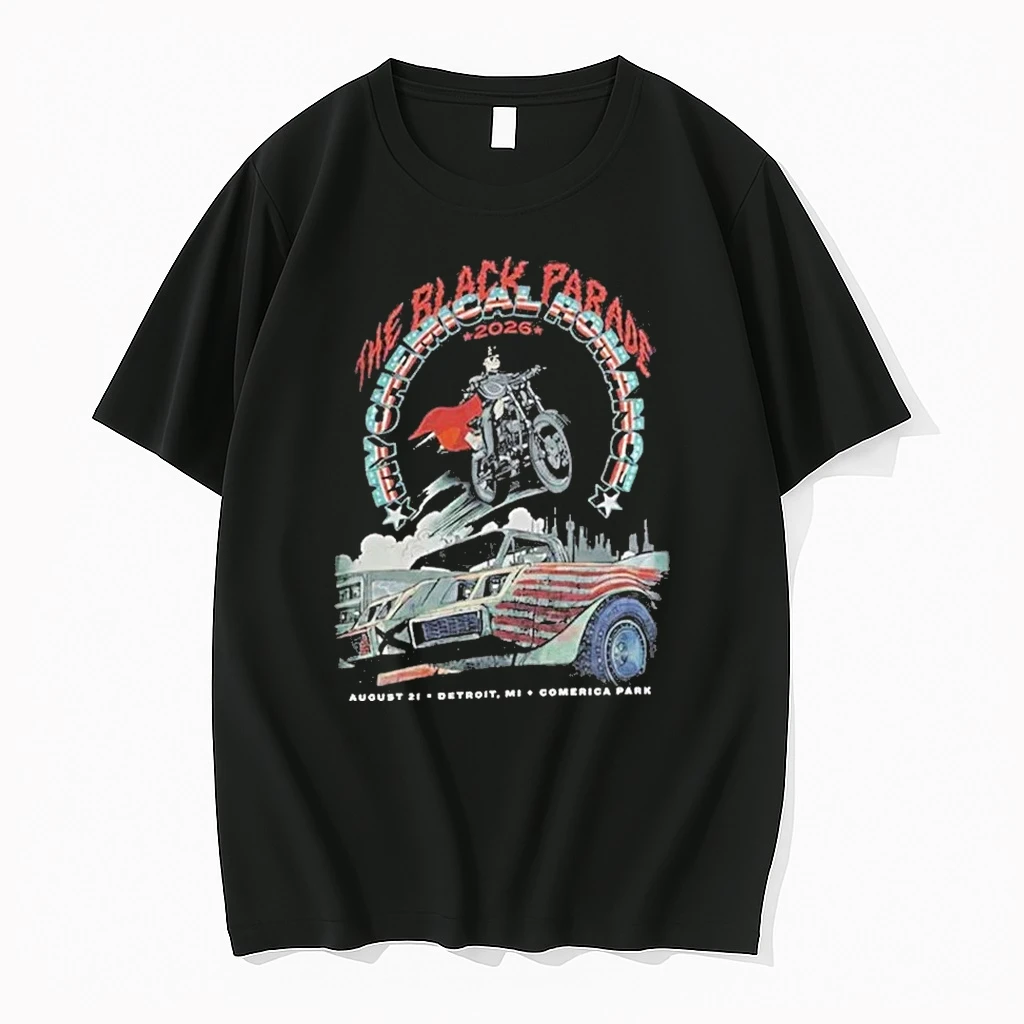 The Black Parade My Chemical Romance Detroit Mi Comerica Park August 2026 Tshirts Sweater Hoodie
