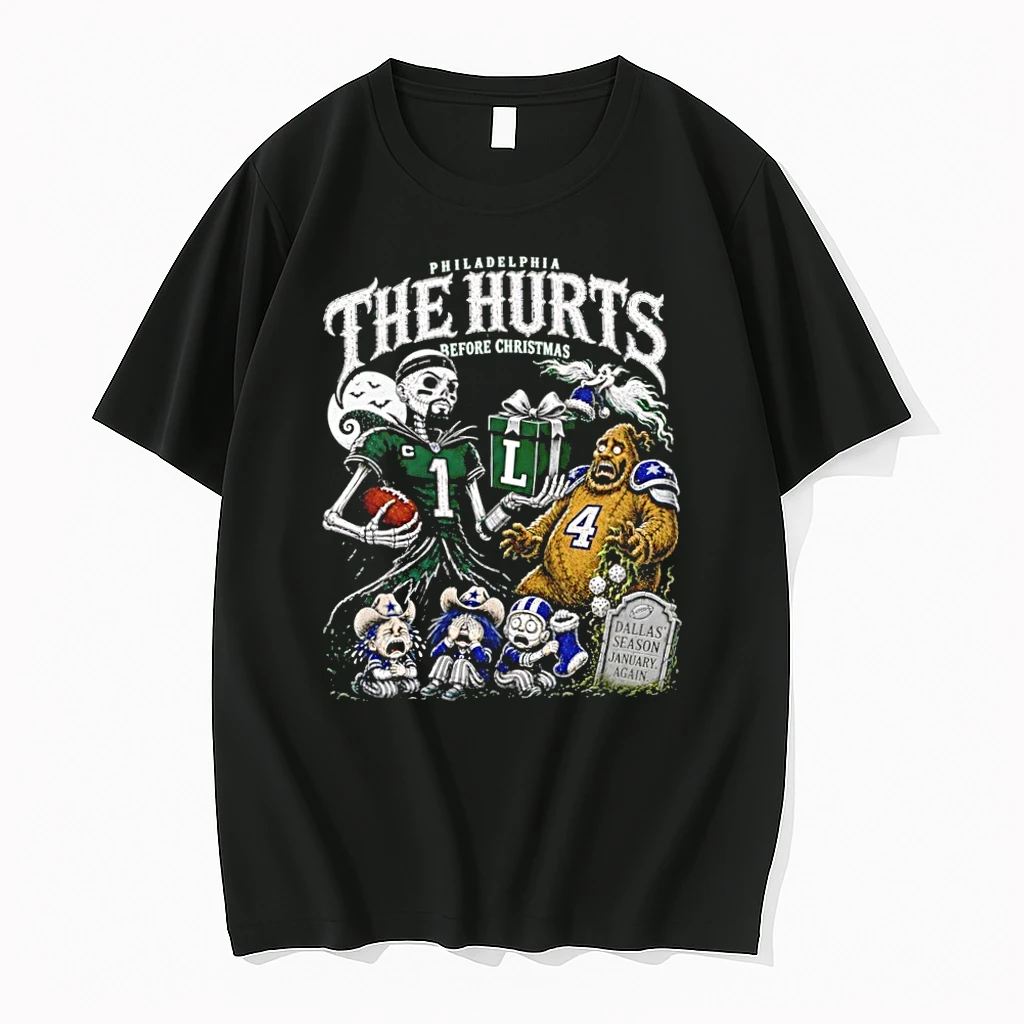 The Hurts Before Christmas Philadelphia Eagles Football Tshirts Sweater Hoodie