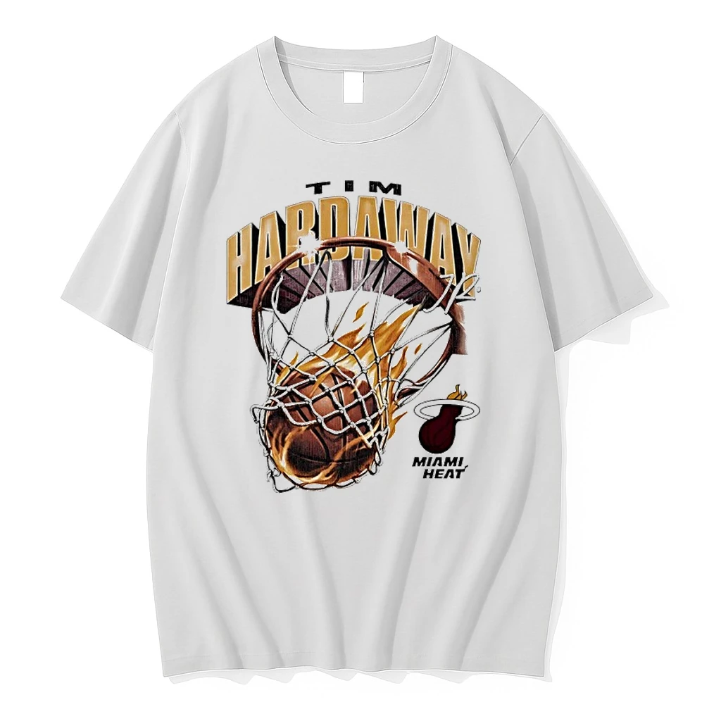 Tim Hardaway Miami Heat On Fire Vintage Tshirts Sweater Hoodie