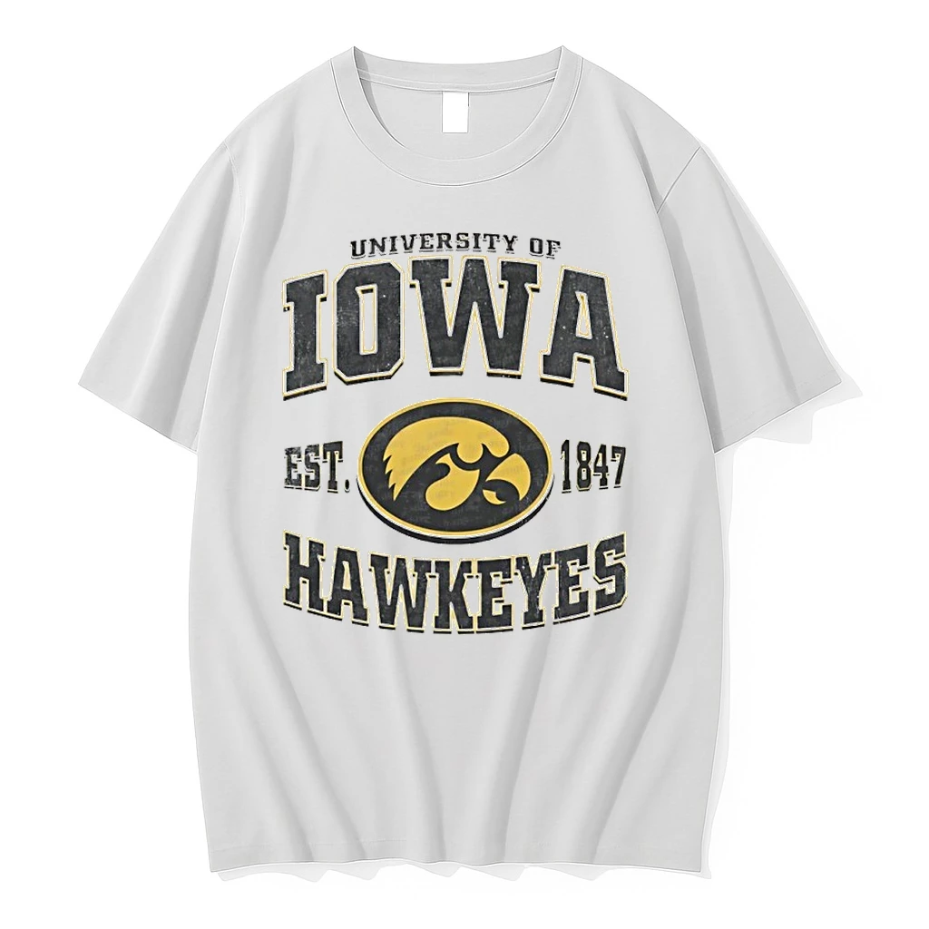 University Of Iowa Est 1847 Hawkeyes Logo Tshirts Sweater Hoodie