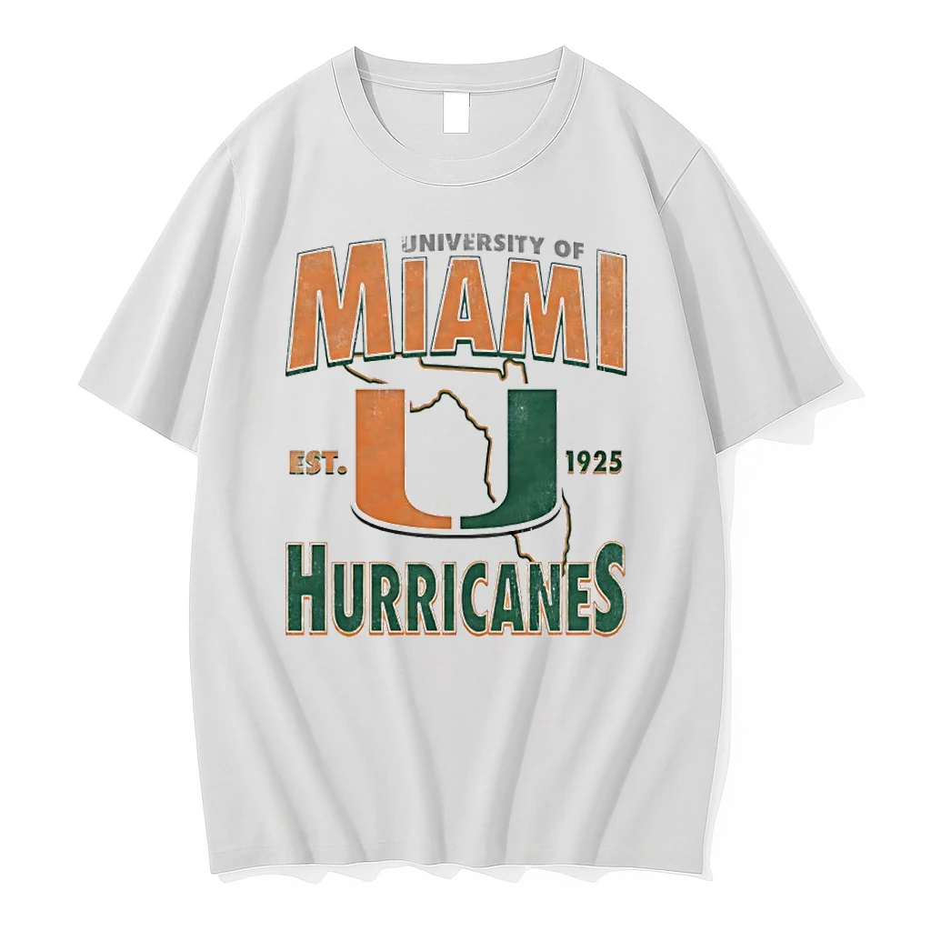 University Of Miami Hurricanes Est 1925 Logo Tshirts Sweater Hoodie