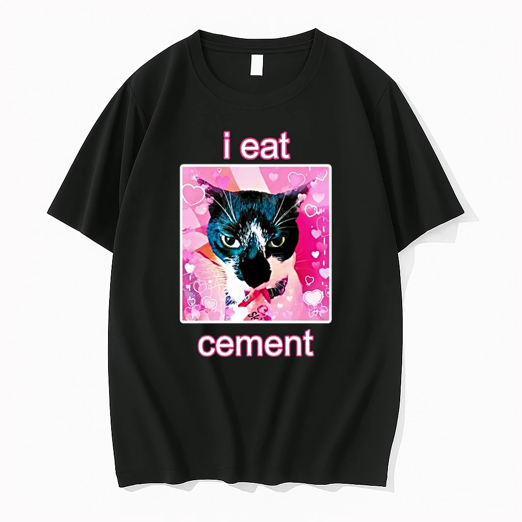 I Eat Cement Cat Internet Meme 0 Tshirts Sweater Hoodie