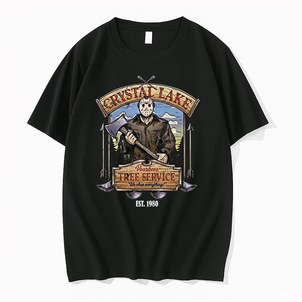 Jason Voorhees Friday The 13th Crystal Lake Voorhees Tree Service We Chop 0 Tshirts Sweater Hoodie