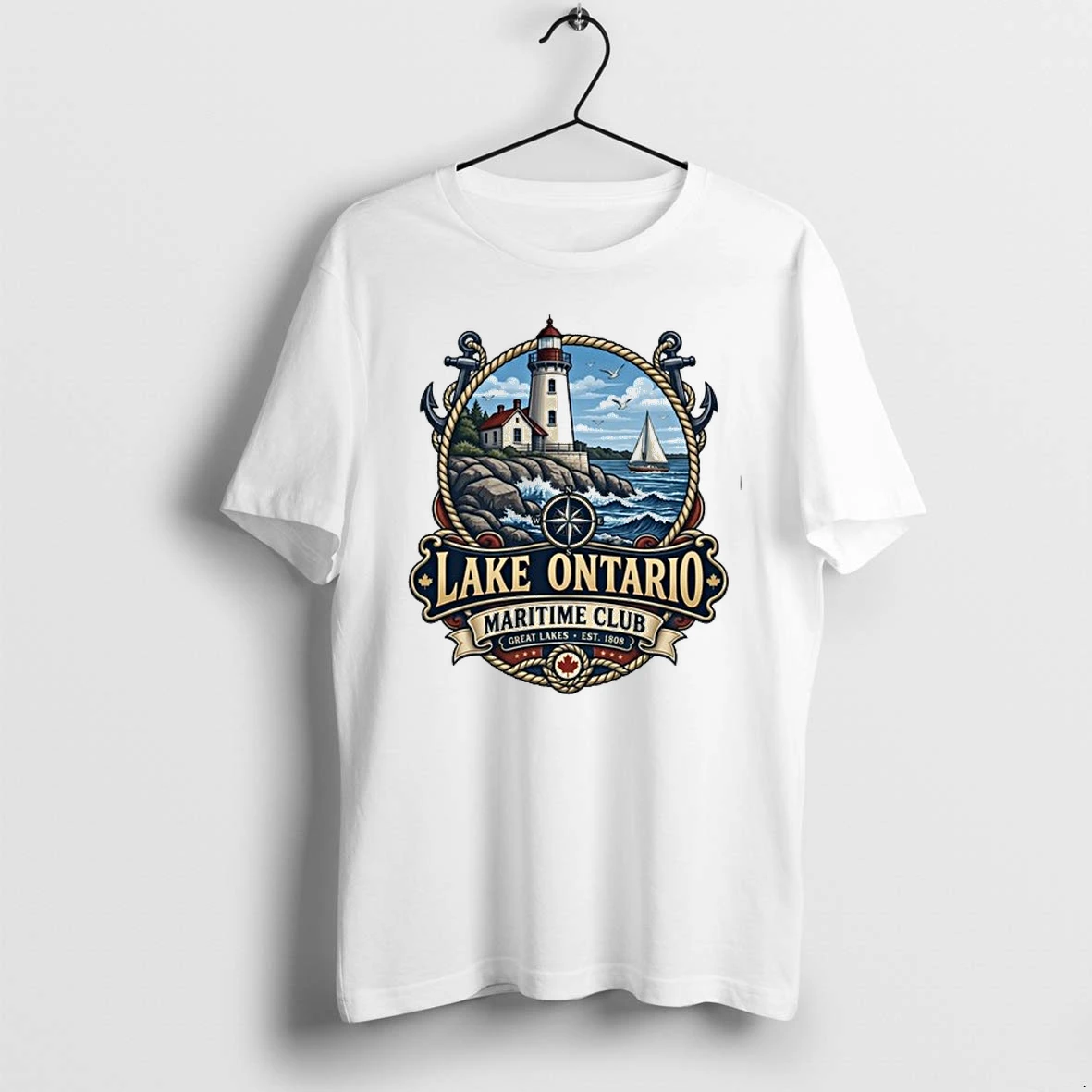Lake Ontario Maritime Club Great Lakes Est 1808 0 Tshirts Sweater Hoodie