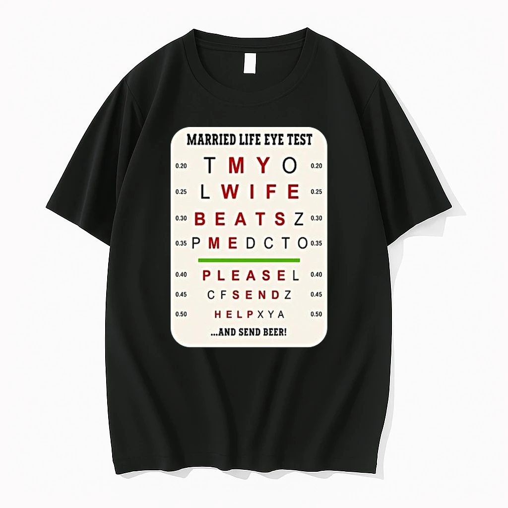 Married Life Eye Test And Send Beer 0 Tshirts Sweater Hoodie