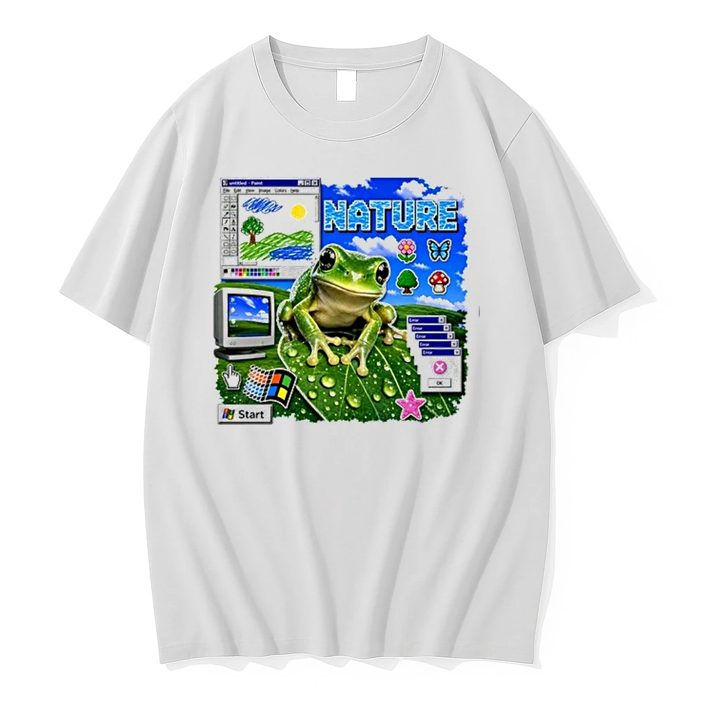 Nature Frog Computer Desktop Icons Paint Window Start Error Software 0 Tshirts Sweater Hoodie