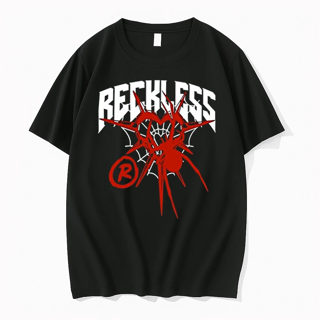 Reckless Spider Web Heart Symbol Logo 0 Tshirts Sweater Hoodie
