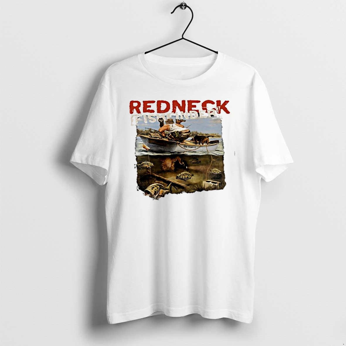 Redneck Fishfinder Fishing Boat Funny 0 Tshirts Sweater Hoodie