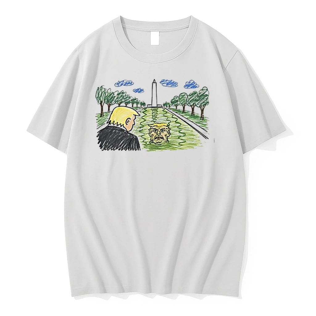 Reflecting Fool Donald Trump Washington Monument 0 Tshirts Sweater Hoodie