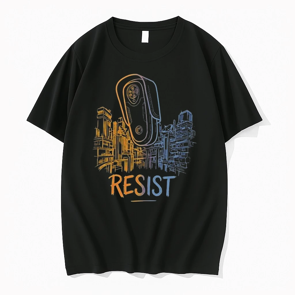 Resist Surveillance City Skyline 0 Tshirts Sweater Hoodie