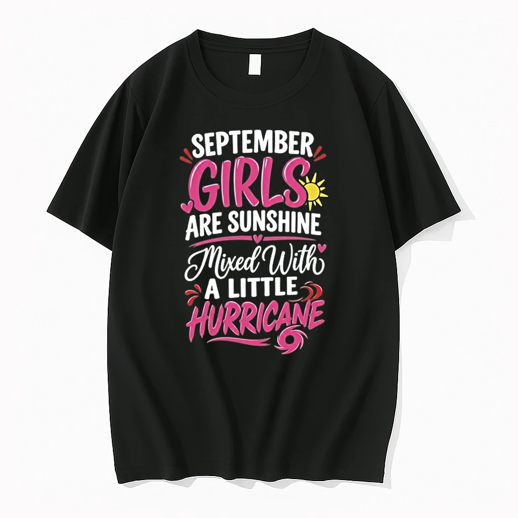 September Girls Are Sunshine Mixed With A Little Hurricane 0 Tshirts Sweater Hoodie